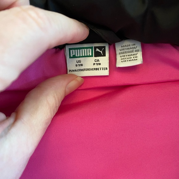 PUMA puffer vest girls size small 7/8 - Picture 4 of 6